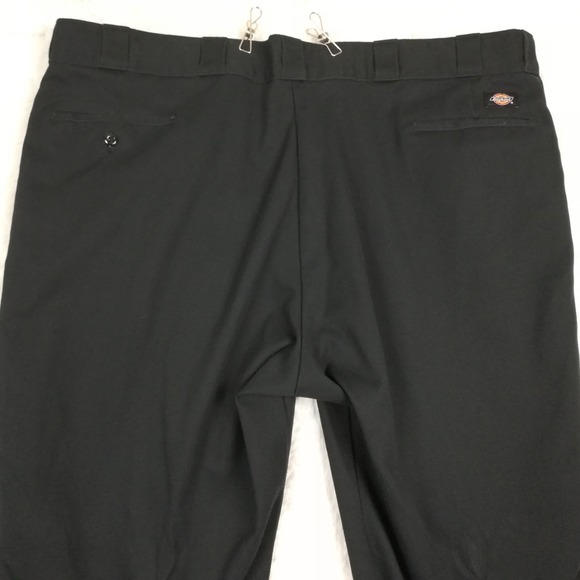 Dickies Mens Pants 874 Original Fit Work Black Flex Straight Leg 48x25 - Picture 9 of 10